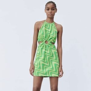 Zara Short Jacquard Dress